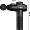 TOLOCO Massage Gun, Deep Tissue Back Massage for Athletes for Pain Relief, Percussion Massager with 10 Massages Heads & Silent Brushless Motor, Mothers Day Gifts for Mom, Black - Image 10