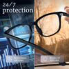 livho High Tech Blue Light Glasses - Advanced 99% Blue Light Blocking Computer Glasses - Anti Eyestrain & UV Glare Protection - Image 8