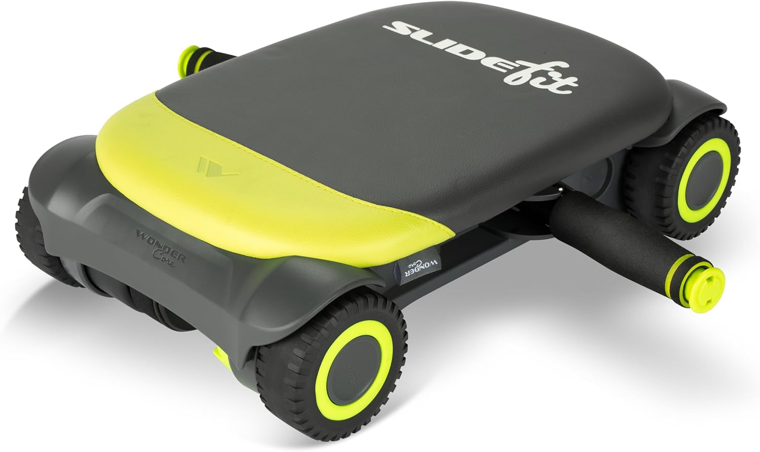 WONDER CORE Slide Fit, Ab Roller Board with 4 Wheels, Automatic Rebound Abdominal Wheel for Core Workout, Ab Exercise Equipment, Abdominal Exerciser, Heroboard Fitness Rolling Board with Knee Pad - Image 2