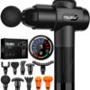 TOLOCO Massage Gun, Deep Tissue Back Massage for Athletes for Pain Relief, Percussion Massager with 10 Massages Heads & Silent Brushless Motor, Mothers Day Gifts for Mom, Black - Image 2