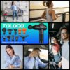 TOLOCO Massage Gun, Deep Tissue Back Massage for Athletes for Pain Relief, Percussion Massager with 10 Massages Heads & Silent Brushless Motor, Mothers Day Gifts for Mom, Black - Image 8
