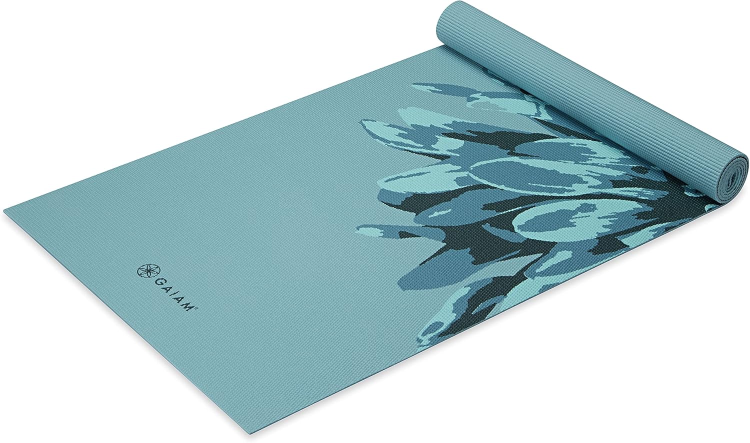 Gaiam Print Yoga Mat, Non Slip Exercise & Fitness Mat for All Types of Yoga, Pilates & Floor Exercises - Image 2