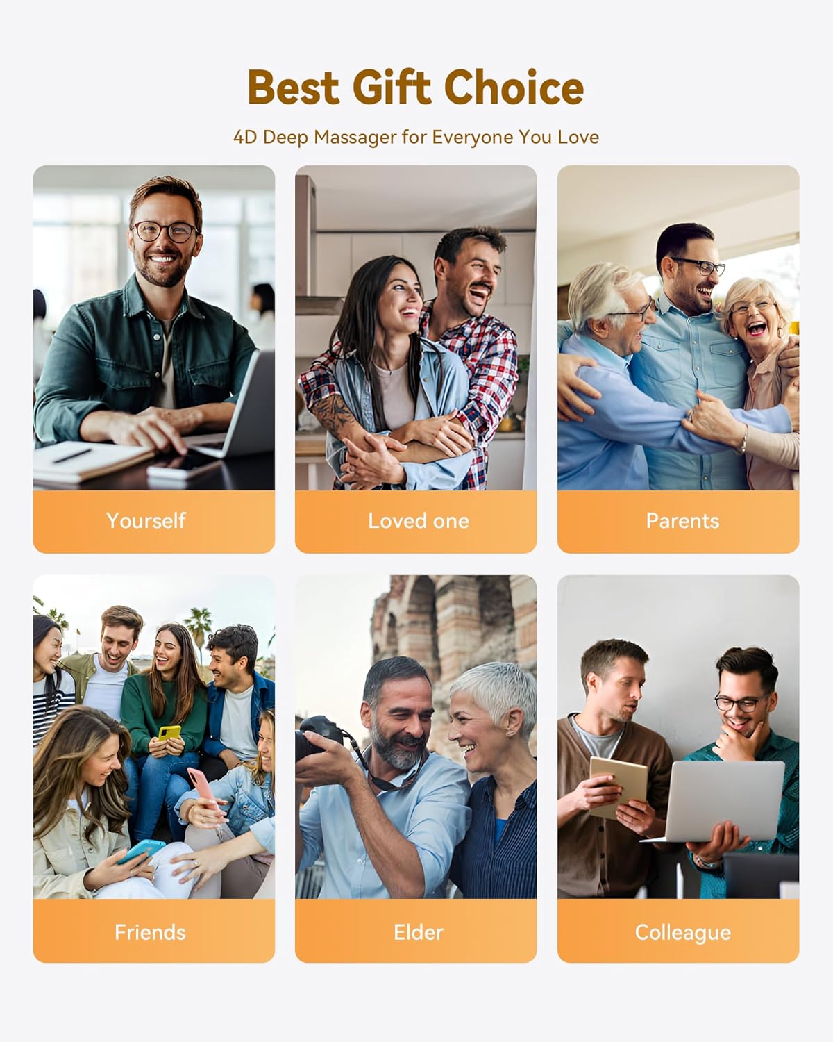 Shiatsu Neck and Back Massager with Heat, Neck and Shoulder Massager, 4D Deep Tissue Kneading Massage Pillow for Shoulder, Back, Leg Muscle Pain Relief, Gifts for Mom Woman, Not Cordless - Image 10